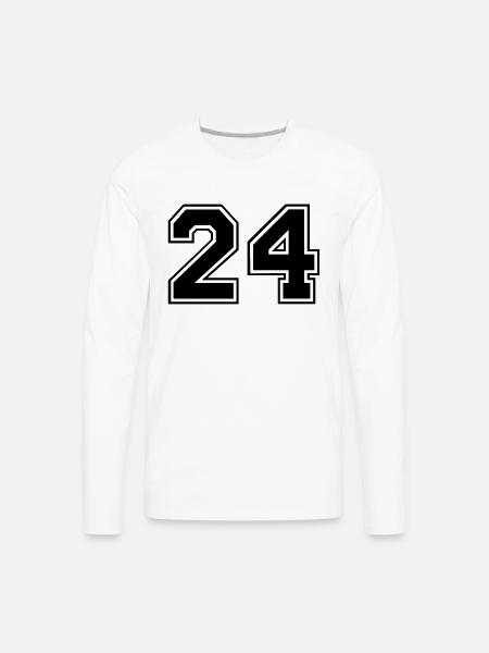 24 - Men's Premium Long Sleeve T-Shirt - white