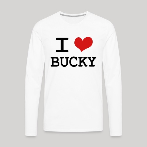 I heart Bucky - Men's Premium Long Sleeve T-Shirt