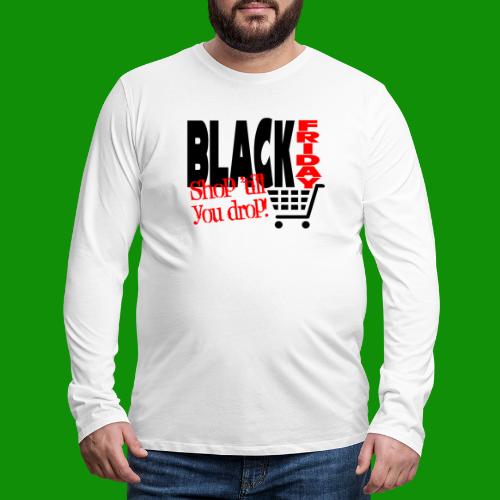 Black Friday Shopping Cart - Men's Premium Long Sleeve T-Shirt