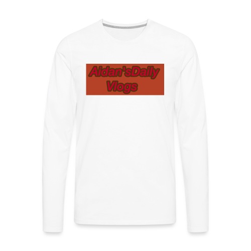 Aidan'sDailyVlogs Tshirts style#2 - Men's Premium Long Sleeve T-Shirt