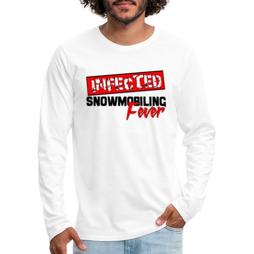 Infected Snowmobiling Fever - Men's Premium Long Sleeve T-Shirt