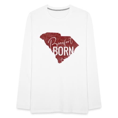 Beaufort Born_Red - Men's Premium Long Sleeve T-Shirt