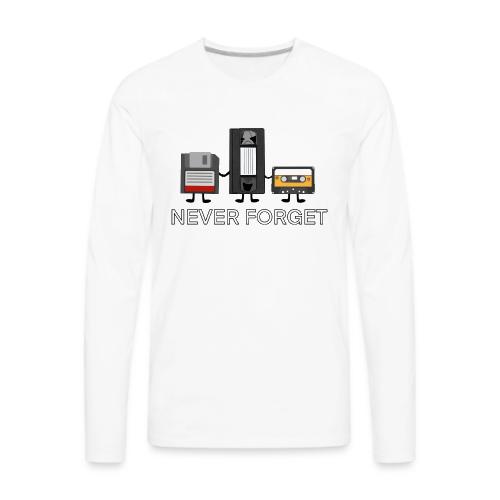 Design that embodies the past - Men's Premium Long Sleeve T-Shirt