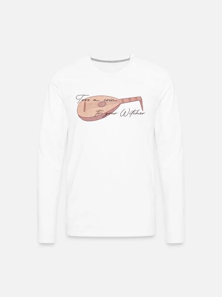 Toss A Coin - Men's Premium Long Sleeve T-Shirt - white