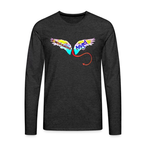 Misunderstood Angel (Angel Wings) - Men's Premium Long Sleeve T-Shirt