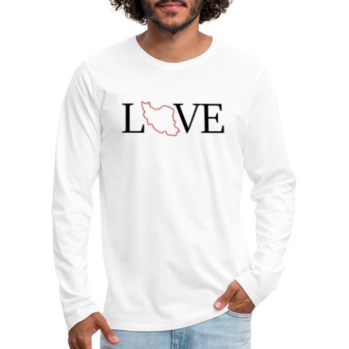 Love Iran 2 - Men's Premium Long Sleeve T-Shirt