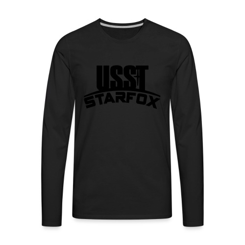 USST STARFOX Text - Men's Premium Long Sleeve T-Shirt