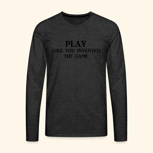 play like game blk - Men's Premium Long Sleeve T-Shirt