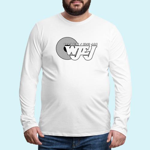 WJEJ Radio Record Logo - Men's Premium Long Sleeve T-Shirt