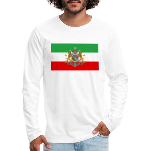 Iran Imperial Flag - Men's Premium Long Sleeve T-Shirt