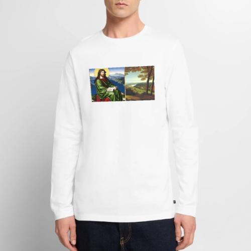 The Promise of JOHN 16:33 - Men's Premium Long Sleeve T-Shirt