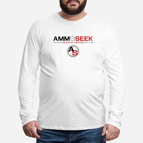AmmoSeek Combo Logo Black - Men's Premium Long Sleeve T-Shirt