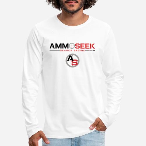 AmmoSeek Combo Logo Black - Men's Premium Long Sleeve T-Shirt