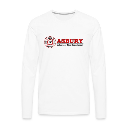 AsburyVFD Logo - Men's Premium Long Sleeve T-Shirt
