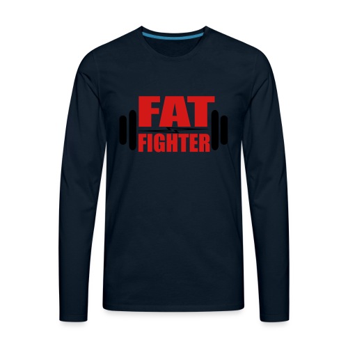 Fat Fighter - Men's Premium Long Sleeve T-Shirt