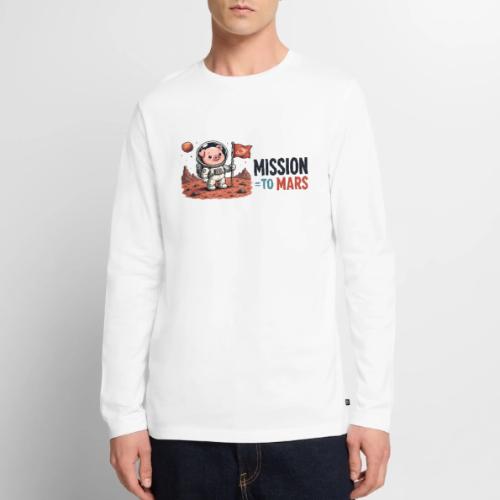 Mission To Mars Space Pig - Men's Premium Long Sleeve T-Shirt