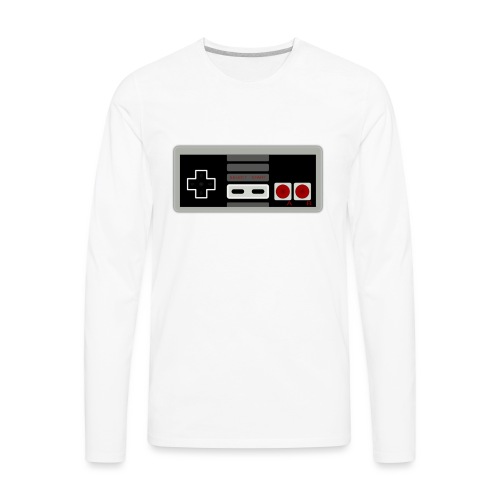Retro Gaming Controller - Men's Premium Long Sleeve T-Shirt