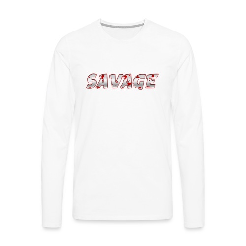 Savage Bloody - Men's Premium Long Sleeve T-Shirt