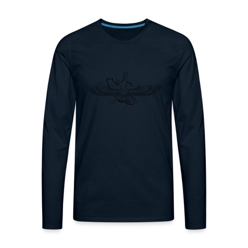 Faravahar Iran 4 ever - Men's Premium Long Sleeve T-Shirt