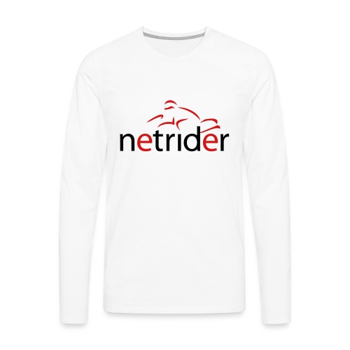 Netrider Logo - Men's Premium Long Sleeve T-Shirt