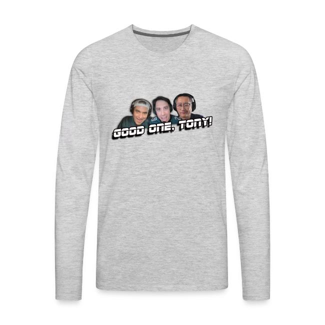 GOOD ONE, TONY! (with Fusco Show back)