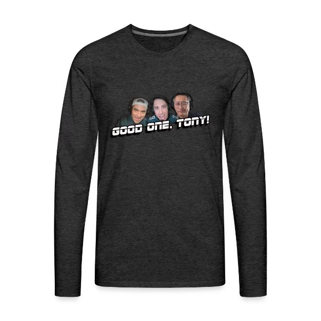 GOOD ONE, TONY! (with Fusco Show back)