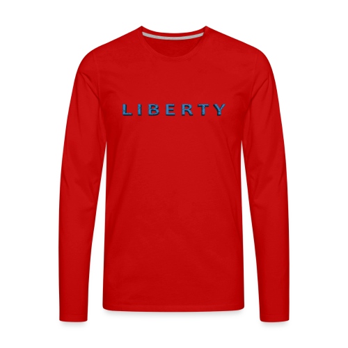 Liberty Libertarian Design - Men's Premium Long Sleeve T-Shirt