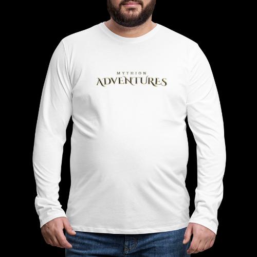 Mythion Adventures Logo - Men's Premium Long Sleeve T-Shirt
