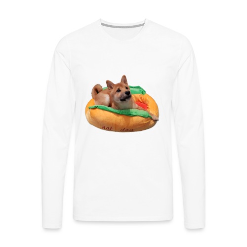 hot doge - Men's Premium Long Sleeve T-Shirt
