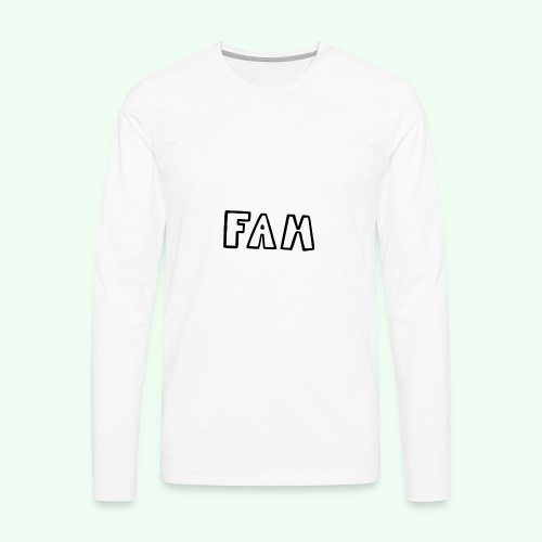 Fam T-shirt - Men's Premium Long Sleeve T-Shirt