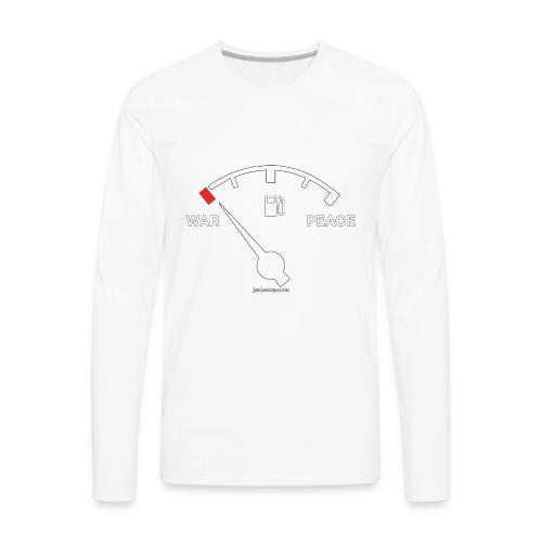 War Peace Gas Gage - Men's Premium Long Sleeve T-Shirt
