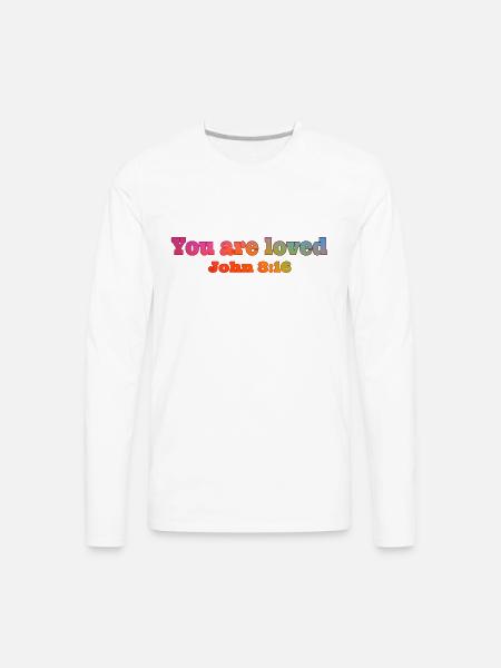 John - Men's Premium Long Sleeve T-Shirt - white