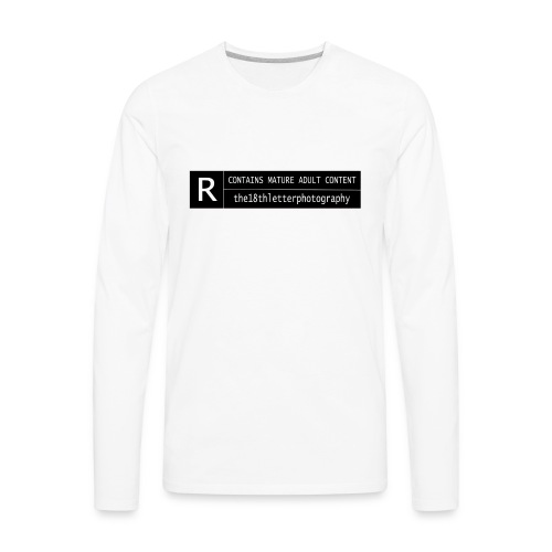 rated r - Men's Premium Long Sleeve T-Shirt