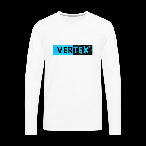 Vertex Fenêtre boîte de style - T-shirt Premium à manches longues pour hommes