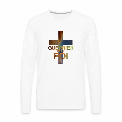 WARRIOR OF FAITH - Men's Premium Long Sleeve T-Shirt