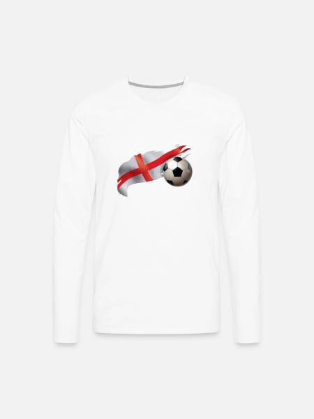 england away shirt - Men's Premium Long Sleeve T-Shirt - white