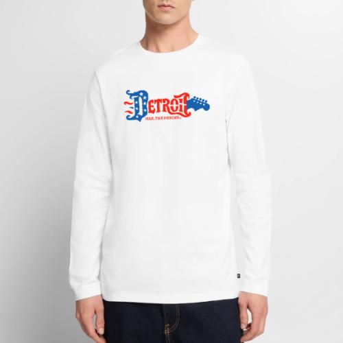 DETROIT GUITAR HTH RWB - Men's Premium Long Sleeve T-Shirt