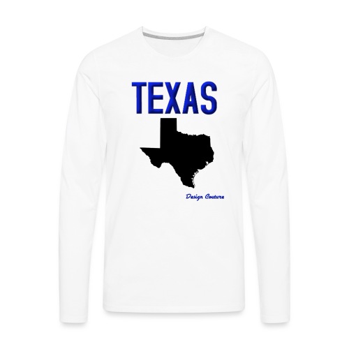 TEXAS BLUE - Men's Premium Long Sleeve T-Shirt
