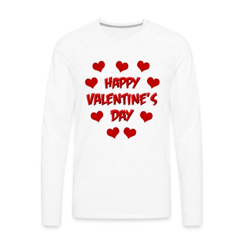 VALENTINES DAY GRAPHIC 1 - Men's Premium Long Sleeve T-Shirt