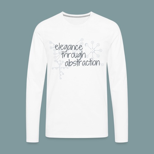 Elegance through Abstraction - Men's Premium Long Sleeve T-Shirt