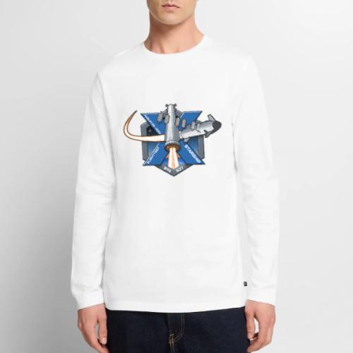 Starship Flight 10 Patch - Men's Premium Long Sleeve T-Shirt