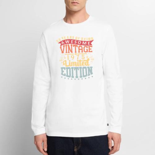 The Years Collections - 50yrs of Being Awesome - Men's Premium Long Sleeve T-Shirt