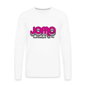 JOMO pink - Men's Premium Long Sleeve T-Shirt