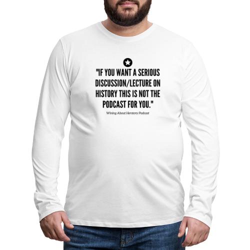 One Star Review - Men's Premium Long Sleeve T-Shirt