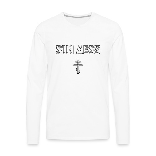 Sin Less - Men's Premium Long Sleeve T-Shirt