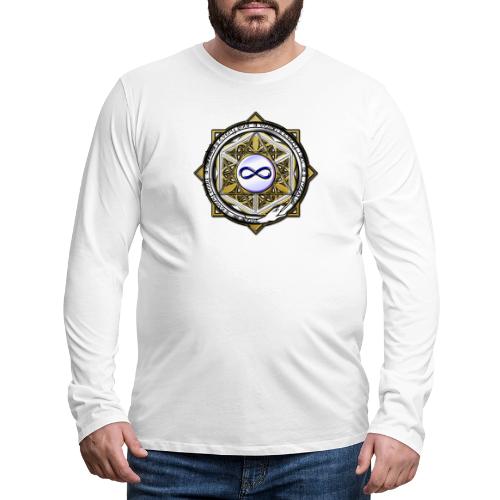 Statutes of the Divinely Realized - Mandala - - Men's Premium Long Sleeve T-Shirt