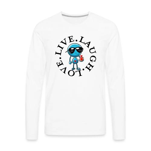 Circle Remember to live laugh love - Men's Premium Long Sleeve T-Shirt