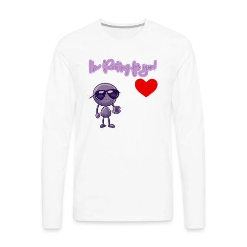 Smoon City 18_I'm Rooting For You Too - Men's Premium Long Sleeve T-Shirt
