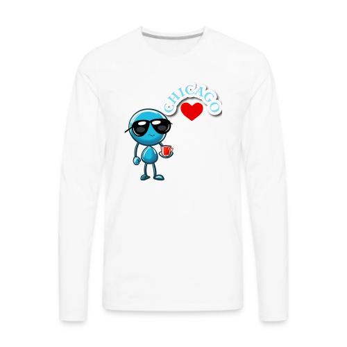Smoon City_Chicago - Men's Premium Long Sleeve T-Shirt