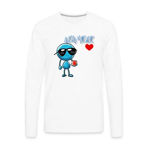 Smoon City_New York - Men's Premium Long Sleeve T-Shirt